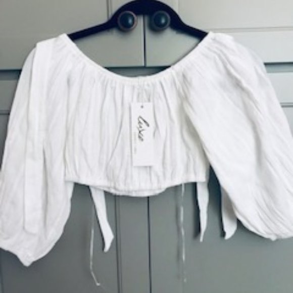 NWT Luxe Fashion Lable Charmeuse Top - Picture 7 of 8